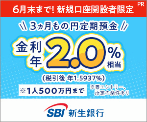 SBI新生銀行「口座開設」